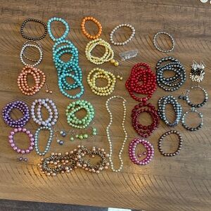 Colorful Beaded Jewelry Set